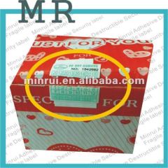 Safety Tamper Proof Sealing Sticker Label