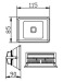 COB LED Flood light Fitting