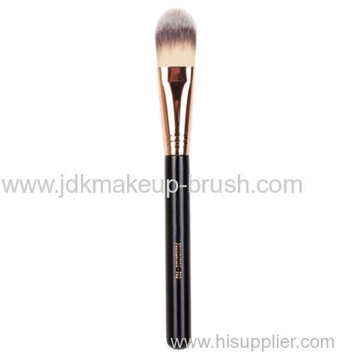 Rose Gold Ferrule Foundation Brush