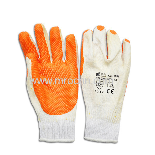 Prevent gloves with bleached polyester