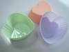 Heart shape silicone cake mold maker