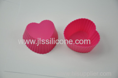 Heart shape silicone cake mold maker