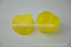 Heart shape silicone cake mold maker