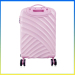 ABS lightweight pink luggage sets