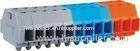 1P - 12P 2 / 4 Conductor Through Combined Miniature Terminal Block For SP35 Standard Rail
