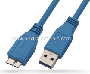 USB 3.0 A MALE / MICRO B TYPE MALE