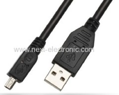 USB 2.0 A MALE / MINI 4 PIN B MALE