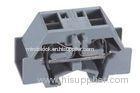 Grey Side Entry 630v 24A 4 Conductor Through End Miniature Terminal Block, 242351