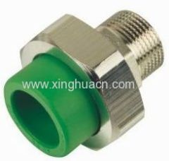 Popular PPR green Male Adaptor Union 20*1/2''-63*2''