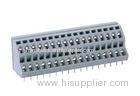250 / 500v 12A 2 - 24 Poles Double - Decked PCB Mount Terminal Block Strip For SP35 Standard Rail