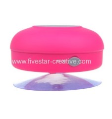 Colorful Portable Mini HIFI Waterproof Shower Pool Wireless Bluetooth Speaker Handsfree With Mic Pink