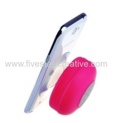 Colorful Portable Mini HIFI Waterproof Shower Pool Wireless Bluetooth Speaker Handsfree With Mic Pink