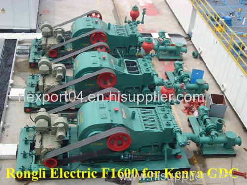 EMSCO F-1600 mud pump group (electric motor drive)