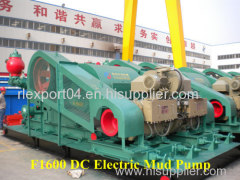 EMSCO F-1600 mud pump group (electric motor drive)