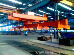 Steel plate lifting magnet