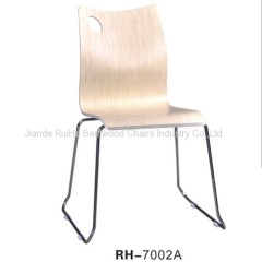 Plywood dining chair fire-proof chair