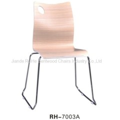 Plywood dining chair fire-proof chair