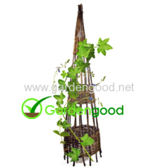 Willow Obelisk osier tuteur