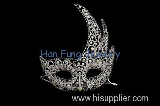 Wholesale Rhinestone Half Face Fashion Mask Crystal Bridal Jewelry Rhinestone Mask MK001
