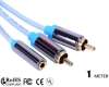 AV Cable 3.5mm Female to 2RCA Cable 1m(3ft)