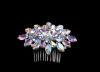 Shining flower Crystal Bridal Jewelry hair comb BS11445