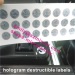 Holographic Fragile Warranty Labels