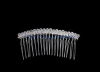 Female succinct and Crystal Bridal Jewelry hair comb with crystal bead T00045