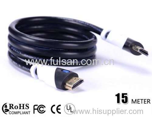High Speed Gold Plated 15M HDMI Cable Type A to A