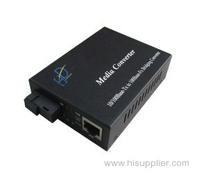 2 x 10/100Base-TX/1 x FX Media Converter, 60Km SC Connector (Single mode)