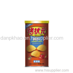 Potato chips,tomato chips,famous logo,