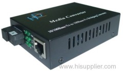 Gigabit Ethernet 10/100/1000Mbps Media Converter 40km SC (Single Mode)