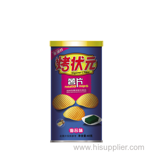 Famous logo potato chips,nori taest potato chips,puffed food