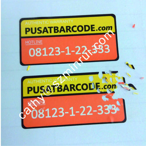 Marketable Custom Anti-fake Security Labels