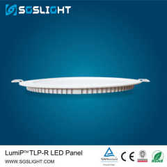 flat round led panel light