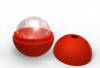 Basketball shape silicone ice ball maker