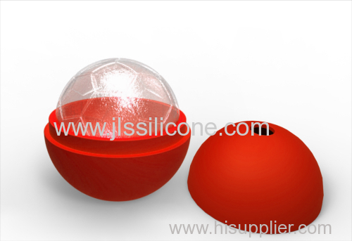 Basketball silicone ice ball maker