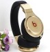 Beats by Dre Pro Champagne High Performance Modern Music 24K Gold Black Professional Headphones