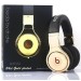 Beats by Dre Pro Champagne High Performance Modern Music 24K Gold Black Professional Headphones