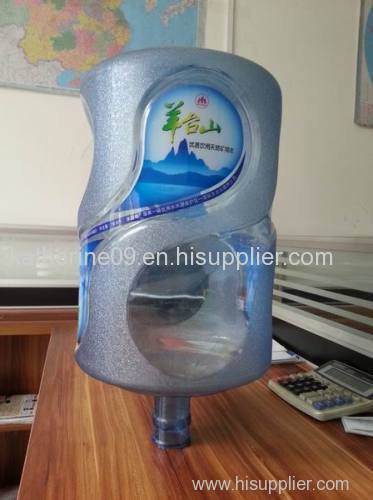 New Polycarbonate 5 Gallon Water Bottle with Injection Stretch Blow Moulding Process