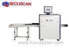 High Resolution Color 17inch 500 (W) * 300(H)mm Tunnel X Ray Baggage Scanner For Embassies