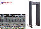 6 Pinpoint Zones Door Frame / Walkthrough Metal Detector For Outdoor Security