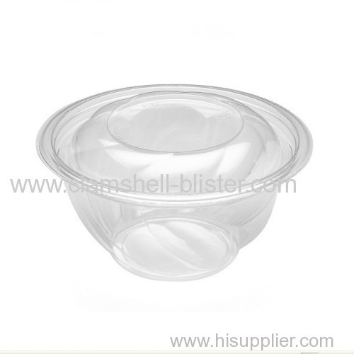 Hot sales plastic salad container with lid