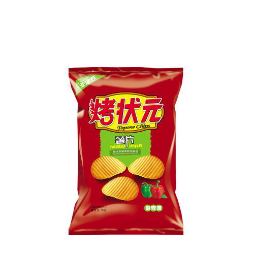 Potato chips,chips,spicy taste chips,famous logo,70g