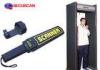 Black Airport Portable Hand Held Metal Detector with Alarm for Dangerous Weapons