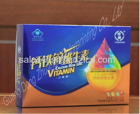 Color Box Health Medicine Care Product Packaging Box(Zla01h64)