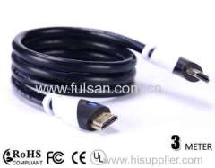 10ft 3m HDMI 1.4v Gold Plated Cable High Speed with Ethernet