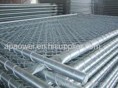Electro galvanized temporery fence