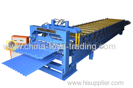 Step Tiles Roll Forming Machine