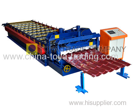 Step Tiles Roll Forming Machine