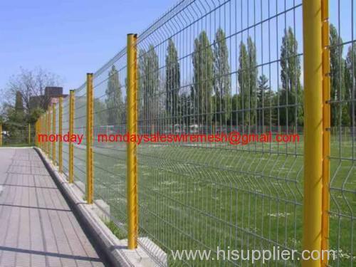 peach post wire mesh fence ( Factory & Exporter QC: ISO 9001:2000)